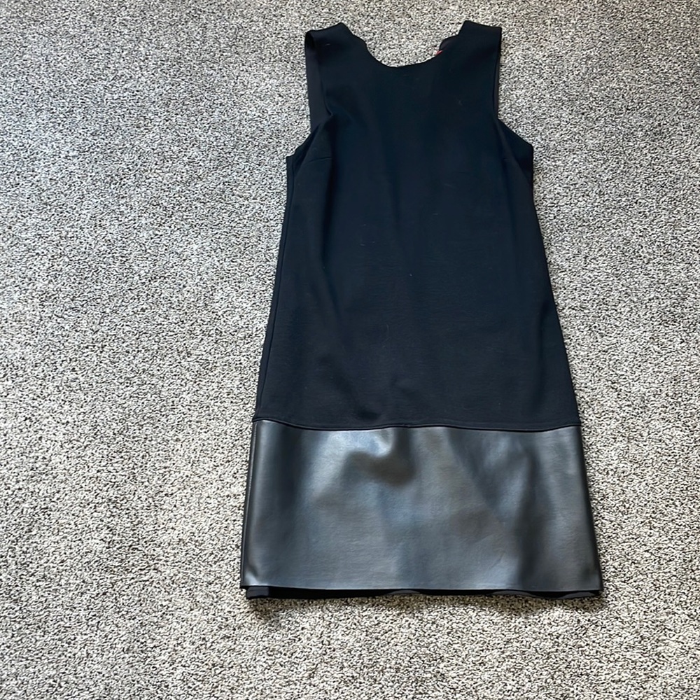 Black with leather bottom RED by Saks Fifth Avenue Dress!